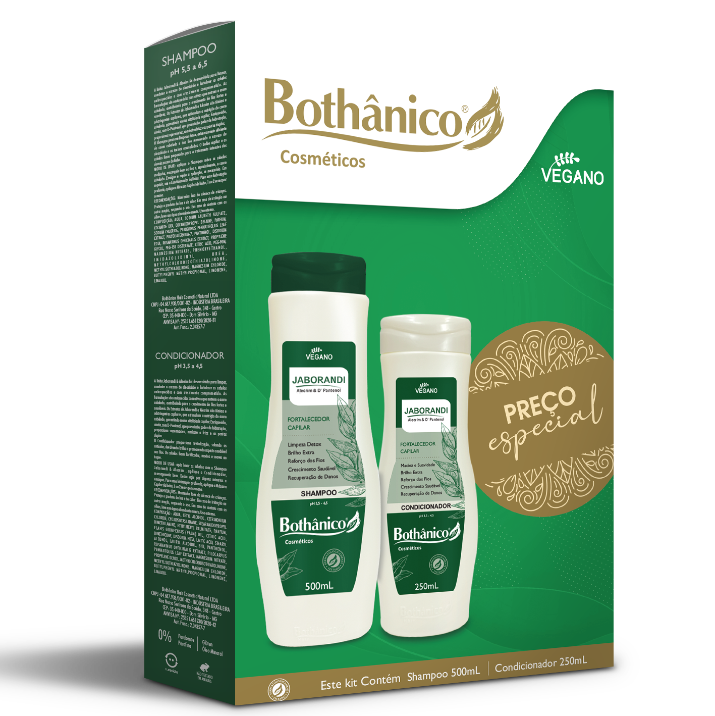 Kit Jaborandi – Bothânico Cosméticos