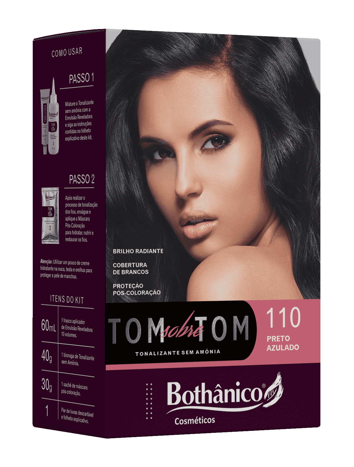 Tonalizante 110 Preto Azulado
