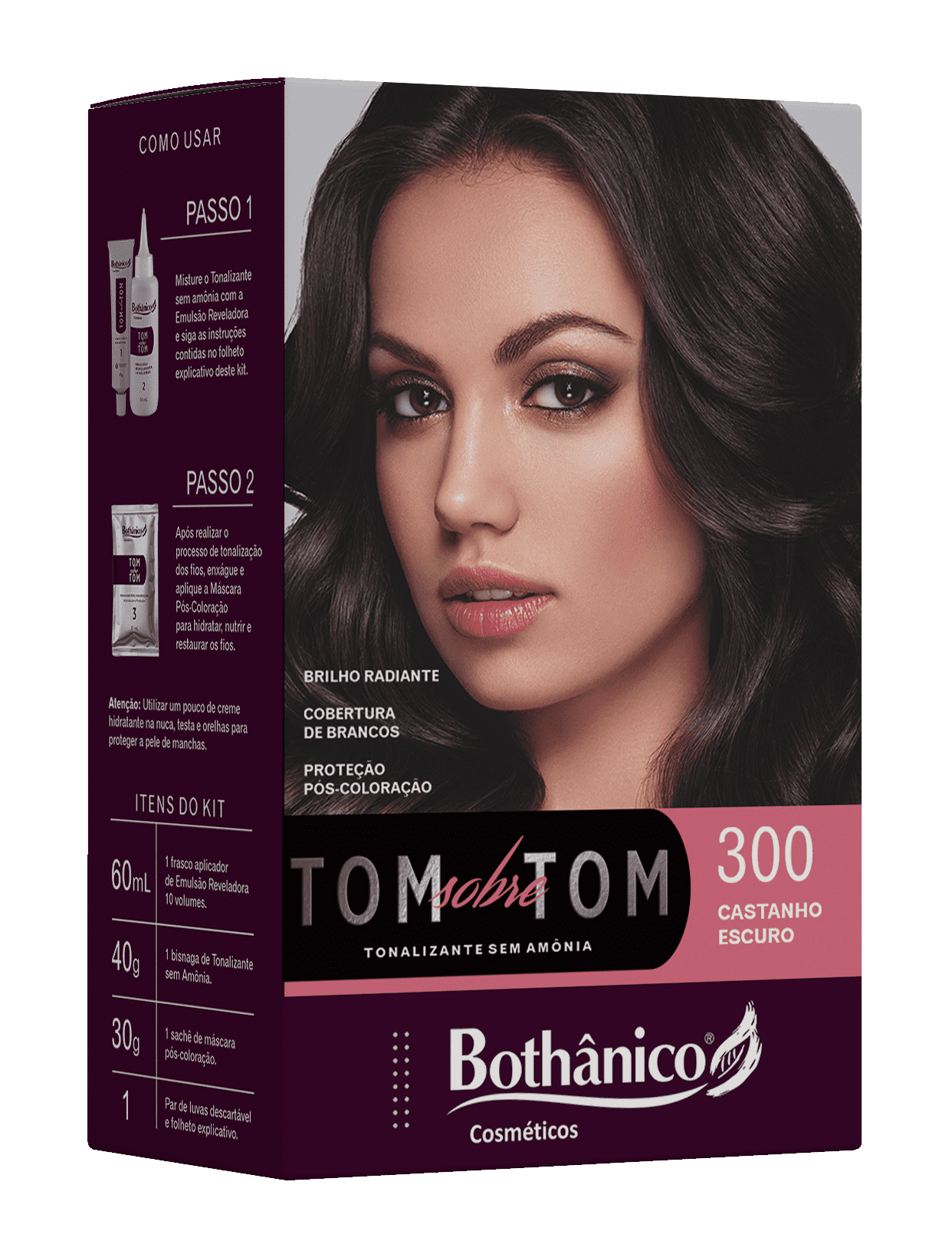 Tonalizante 300 Castanho Escuro