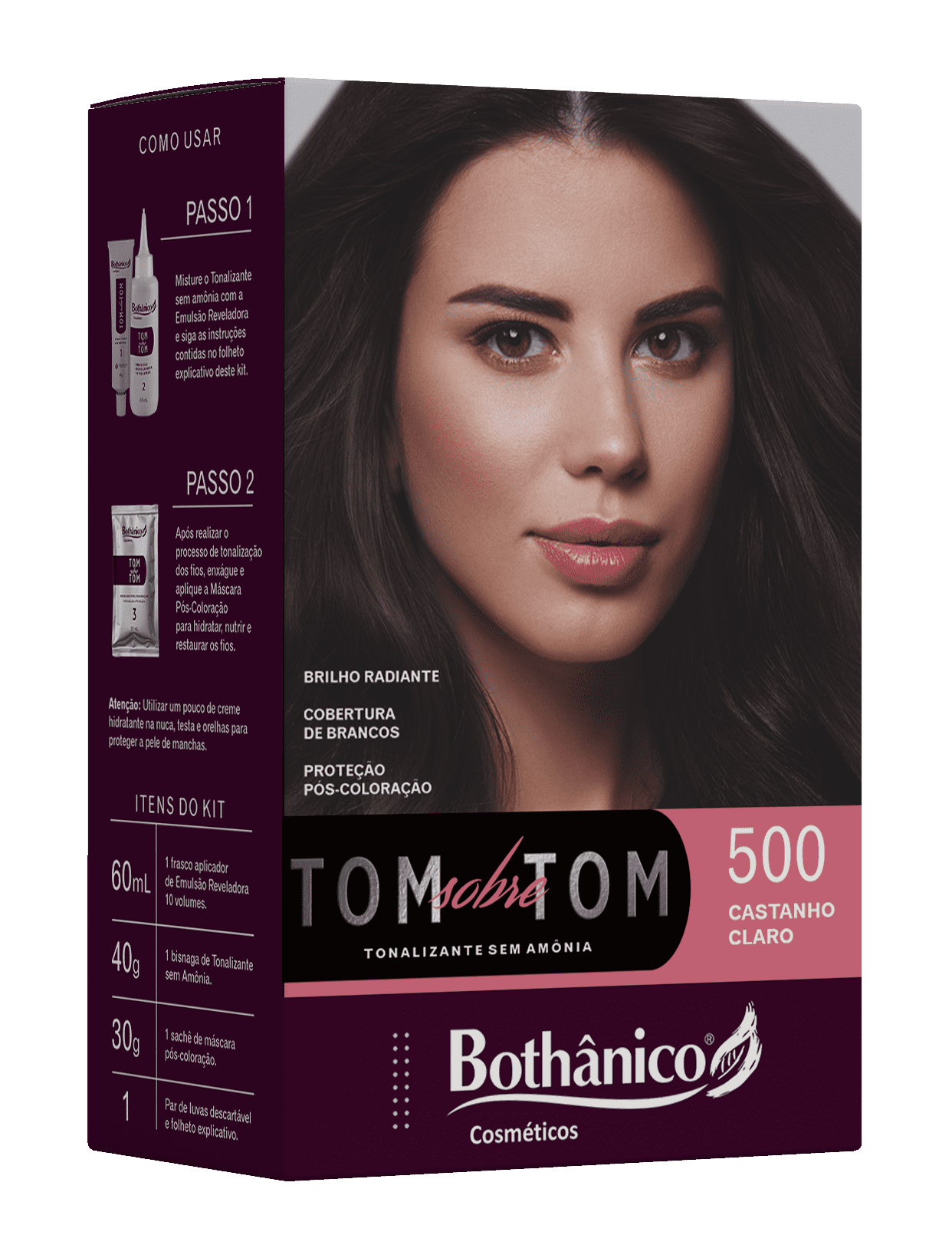 Tonalizante 500 Castanho Claro