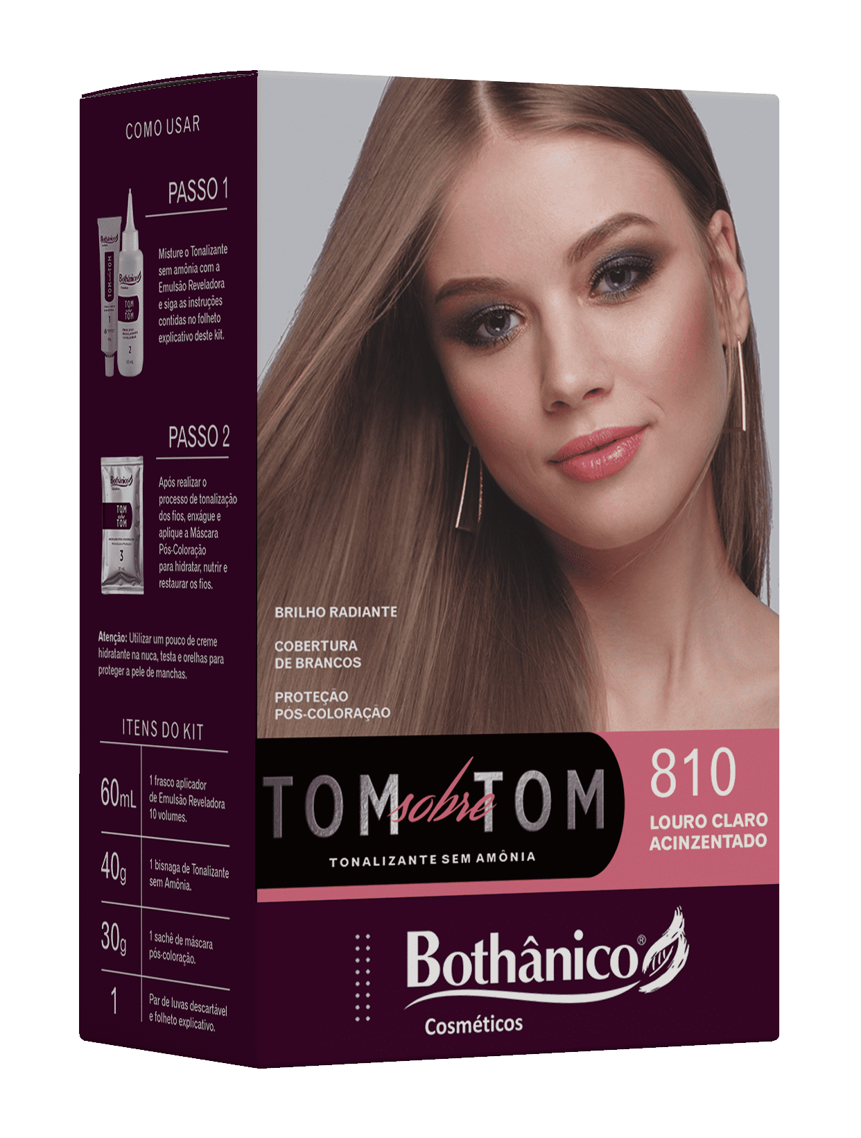 Tonalizante 810 Louro Claro Acinzentado