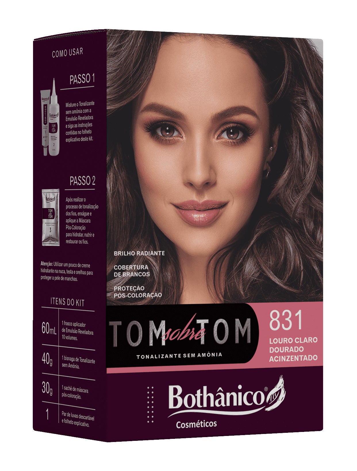 Tonalizante 831 Louro Claro Dourado Acinzentado