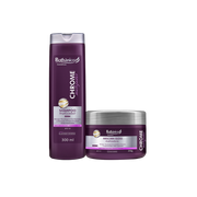 Kit Chrome Matizador - Shampoo e Máscara 250g