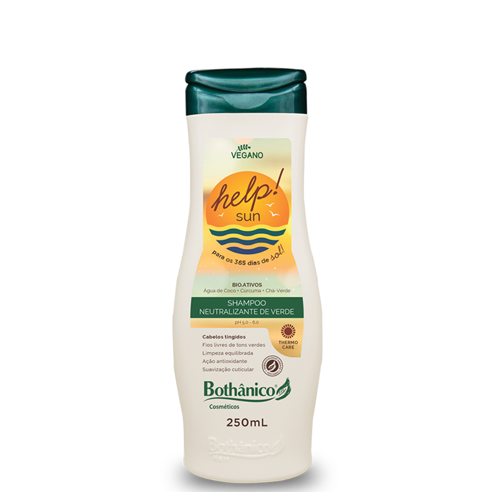 Shampoo Neutralizante de Verde Help! Sun 250mL